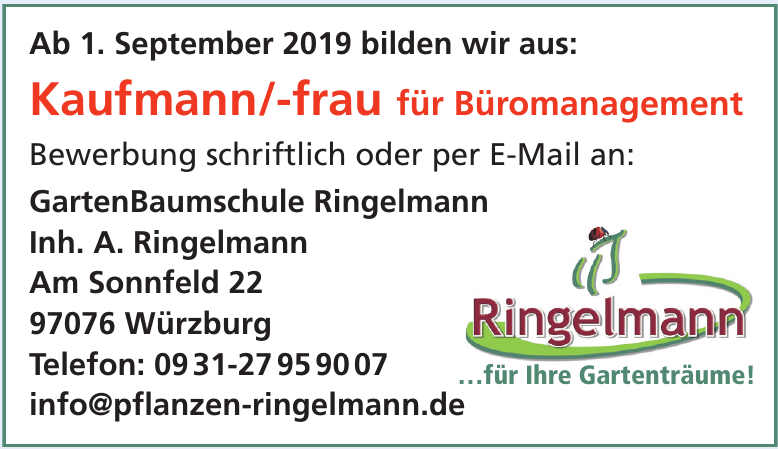 GartenBaumschule Ringelmann GartenBaumschule Ringelmann