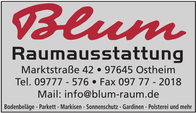Blum Raumausstattung Blum Raumausstattung