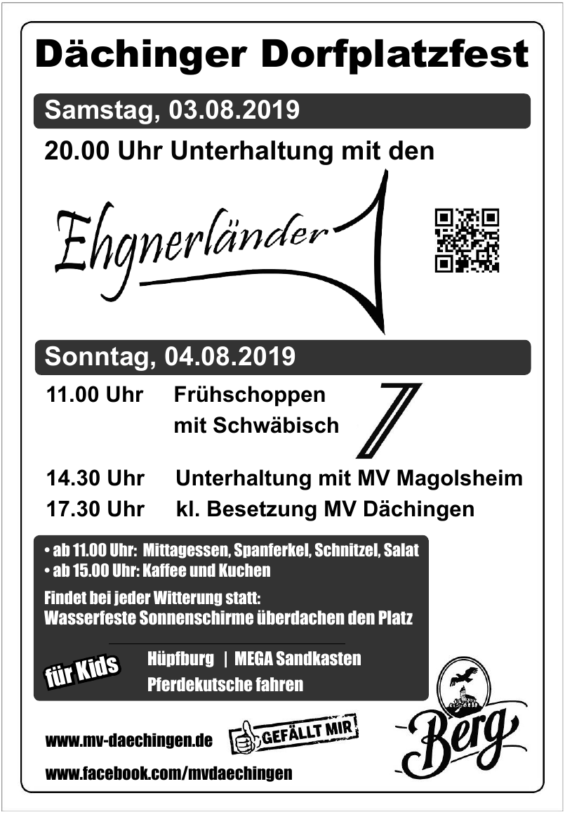 Dächinger Frühlingsfest Dächinger Frühlingsfest
