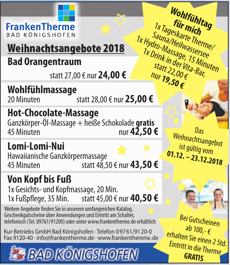 Kur-Betriebs GmbH Bad Königshofen Kur-Betriebs GmbH Bad Königshofen