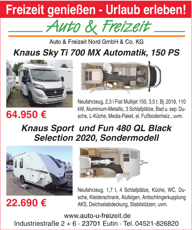 Auto & Freizeit Nord GmbH & Co. KG Auto & Freizeit Nord GmbH & Co. KG