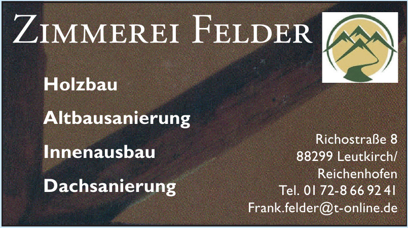 Zimmerei Felder Zimmerei Felder