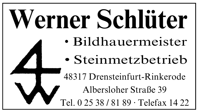 Werner Schlüter GmbH & Co. KG Werner Schlüter GmbH & Co. KG