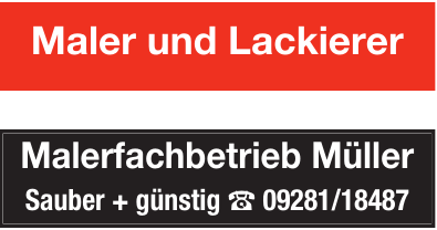Malerfachbetrieb Müller Malerfachbetrieb Müller