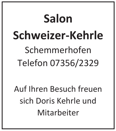 Salon Schweizer-Kehrle Salon Schweizer-Kehrle
