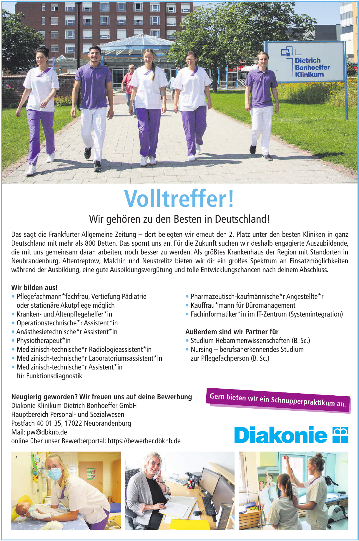 Diakonie Klinikum Dietrich Bonhoeffer GmbH Diakonie Klinikum Dietrich Bonhoeffer GmbH