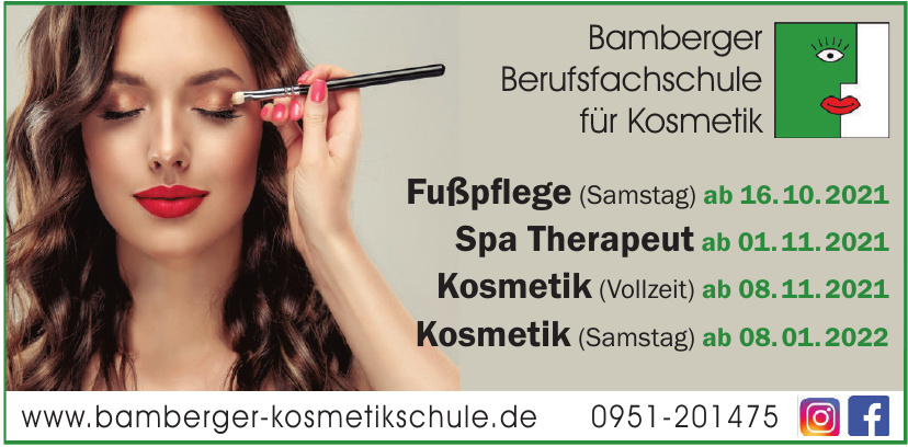 Bamberger Berufsfachschule für Kosmetik Bamberger Berufsfachschule für Kosmetik