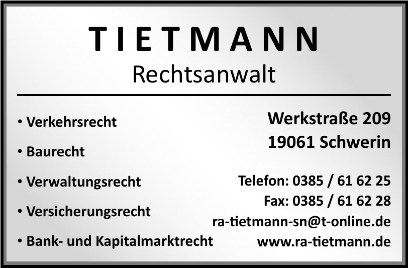 Tietmann Rechtsanwalt