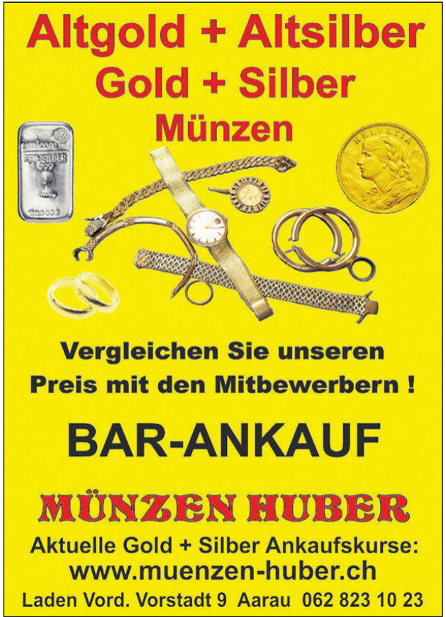 Bar-Ankauf Münzen Huber