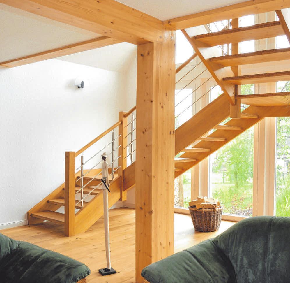 Naturholz eignet sich für viele Treppen-Bauformen und unterstützt gleichzeitig eine behagliche, gesunde Raumatmosphäre. FOTO: DJD/TOPATEAM/WORTMANN TREPPEN Naturholz eignet sich für viele Treppen-Bauformen und unterstützt gleichzeitig eine behagliche, gesunde Raumatmosphäre. FOTO: DJD/TOPATEAM/WORTMANN TREPPEN