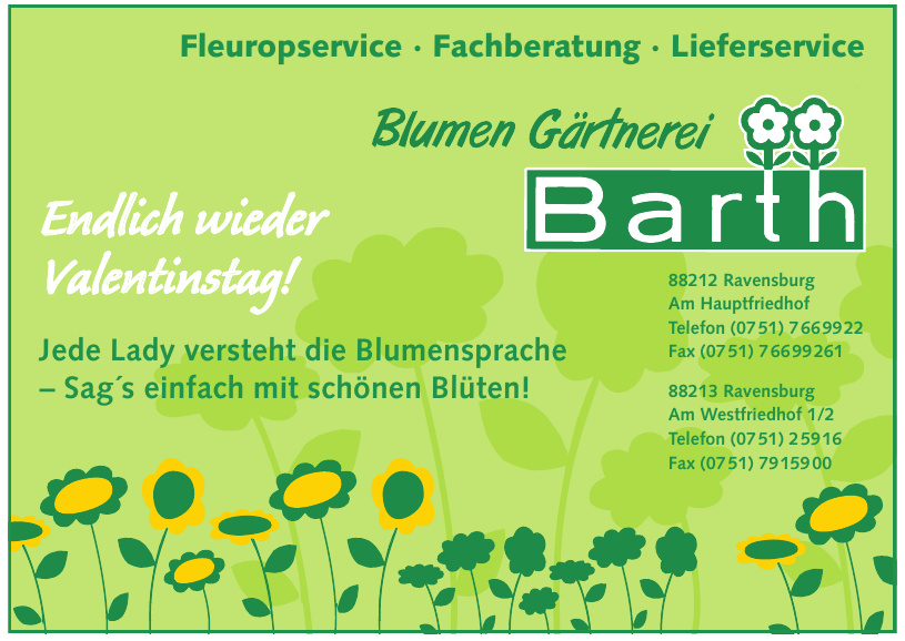 Blumen - Gärtnerei Barth Blumen - Gärtnerei Barth
