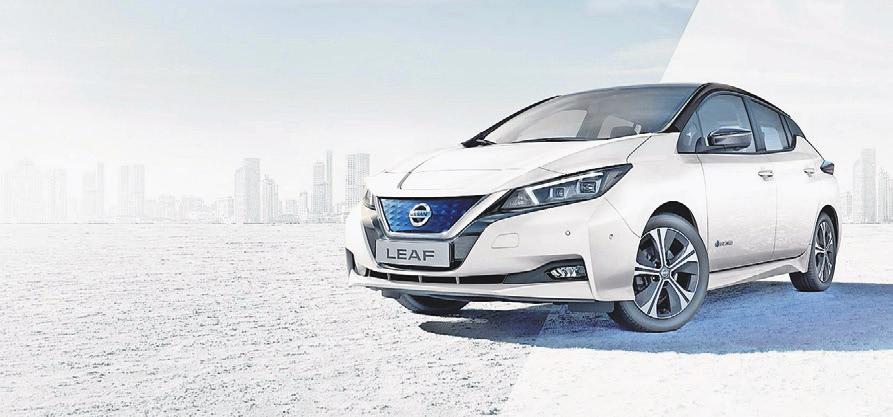 Der Nissan Leaf bringt pure und emissionsfreie Leistung auf die Straßen Ihrer Stadt. Foto Nissan Der Nissan Leaf bringt pure und emissionsfreie Leistung auf die Straßen Ihrer Stadt. Foto Nissan