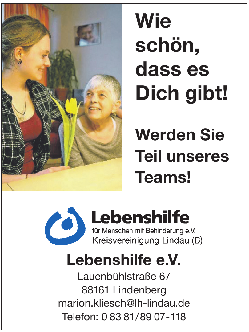 Lebenshilfe e.V. Lebenshilfe e.V.