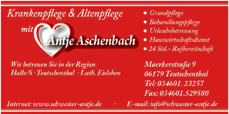 Krankenpflege & Altenpflege Antje Aschenbach