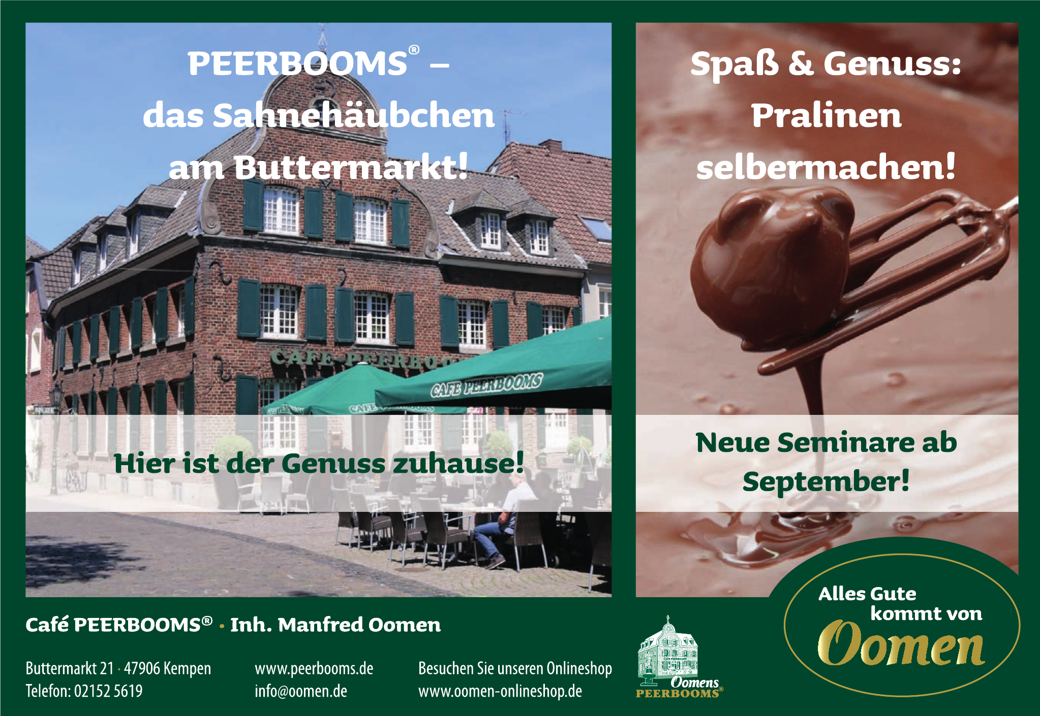 Oomen Café Peerbooms Oomen Café Peerbooms