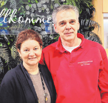 Petra und Thomas Petrogalli leiten das Sanitäts- und Gesundheitshaus Petrogalli. Petra und Thomas Petrogalli leiten das Sanitäts- und Gesundheitshaus Petrogalli.