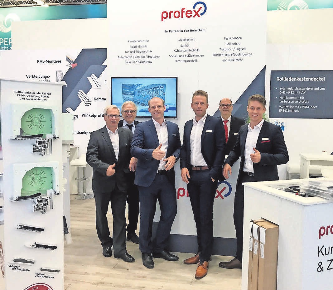 Auf Erfolgskurs: Das Vertriebsteam der Firma PROFEX Kunststoffe GmbH. Auf Erfolgskurs: Das Vertriebsteam der Firma PROFEX Kunststoffe GmbH.