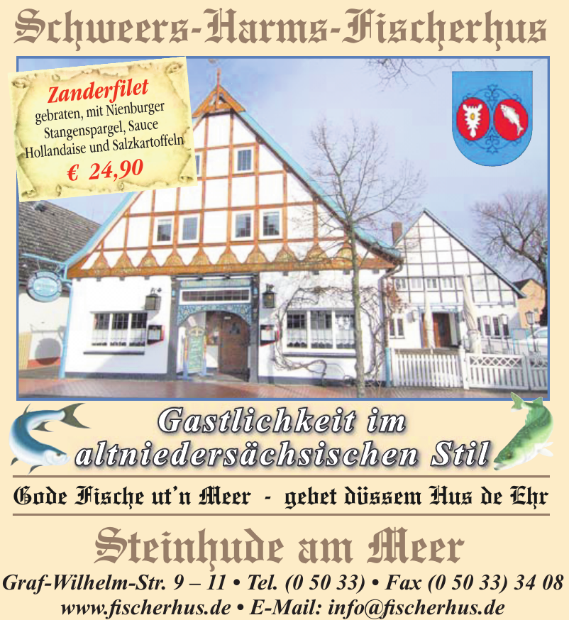 Schweers-Harms-Fischerhus - Steinhude am Meer Schweers-Harms-Fischerhus - Steinhude am Meer