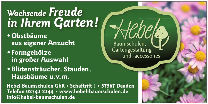 Hebel Baumschulen GbR Hebel Baumschulen GbR