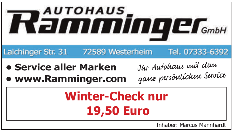 Autohaus Ramminger GmbH Autohaus Ramminger GmbH
