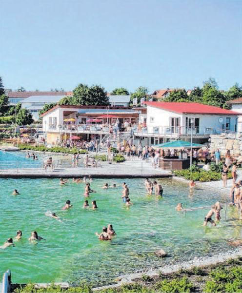 Das Naturerlebnisbad in Wallhausen. Das Naturerlebnisbad in Wallhausen.