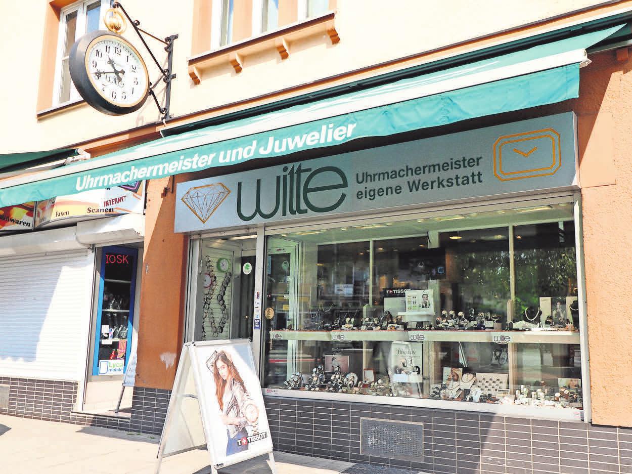 Seit 1960 eine Institution im Stadtteil: Juwelier Witte. Seit 1960 eine Institution im Stadtteil: Juwelier Witte.