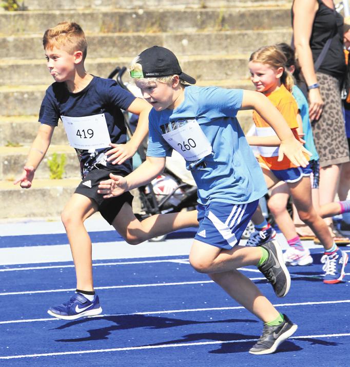 Auch die Jüngsten laufen, wie hier 2018, für ihr Deutsches Sportabzeichen. FOTOS: JUERGEN ENGLER Auch die Jüngsten laufen, wie hier 2018, für ihr Deutsches Sportabzeichen. FOTOS: JUERGEN ENGLER