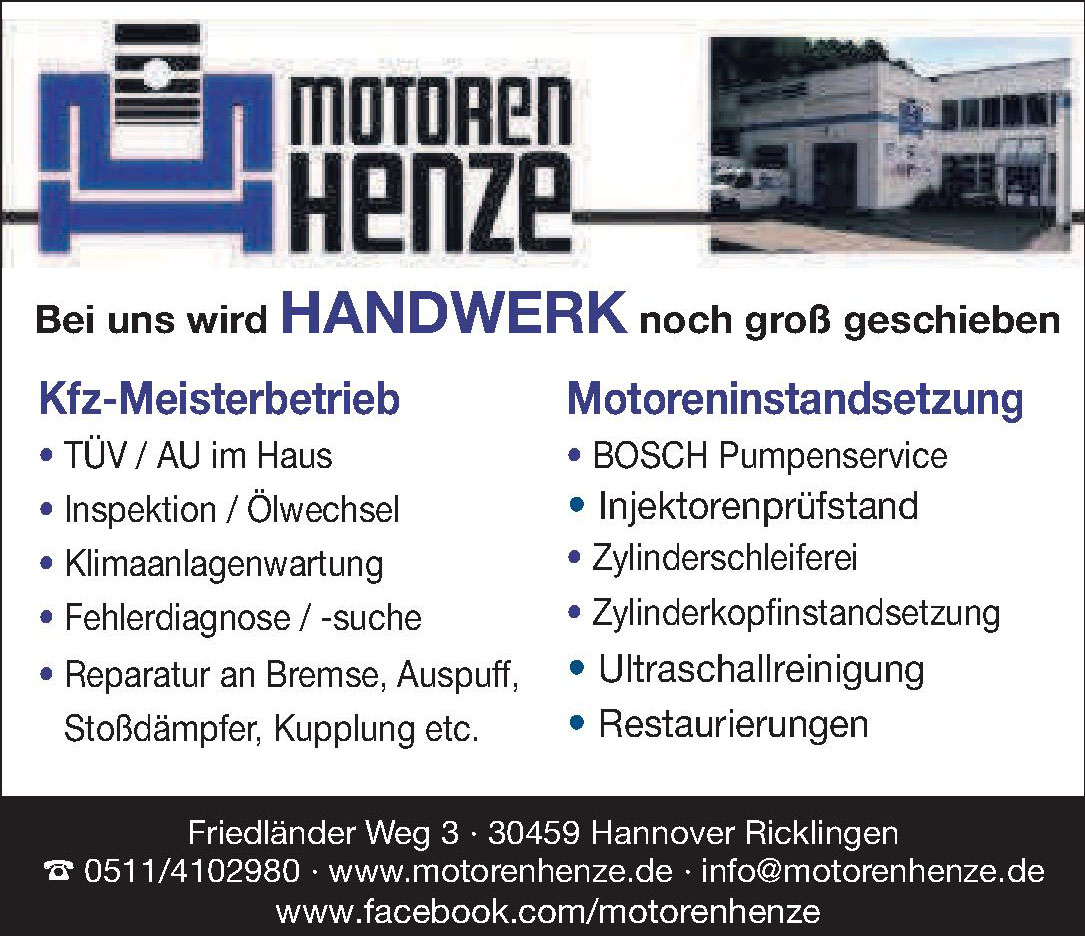 Motoren Henze Motoren Henze