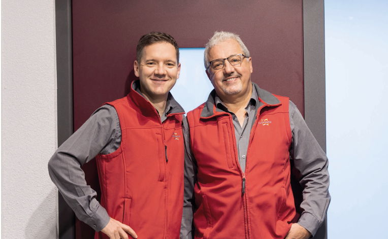 Joachim Müller und Gabriel Jehle von müller+jehle und das Team beraten Sie gerne. FOTO:PR Joachim Müller und Gabriel Jehle von müller+jehle und das Team beraten Sie gerne. FOTO:PR