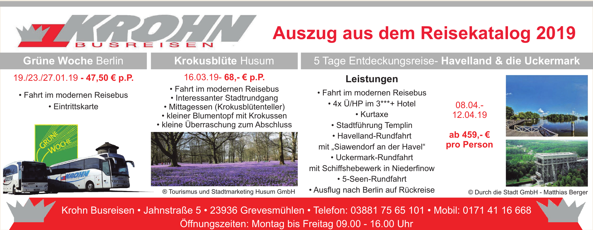 Krohn Busreisen Krohn Busreisen