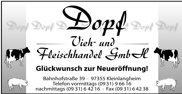 Dopf Vieh- und Fleischhandel GmbH Dopf Vieh- und Fleischhandel GmbH