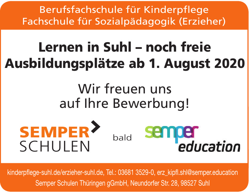 Semper Schulen Thüringen gGmbH Semper Schulen Thüringen gGmbH