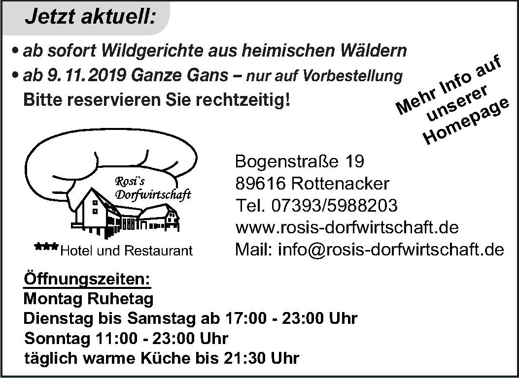 Hotel und Restaurant Rosi´s Dorfwirtschaft Hotel und Restaurant Rosi´s Dorfwirtschaft