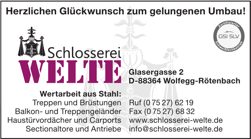 Schlosserei Welte Schlosserei Welte