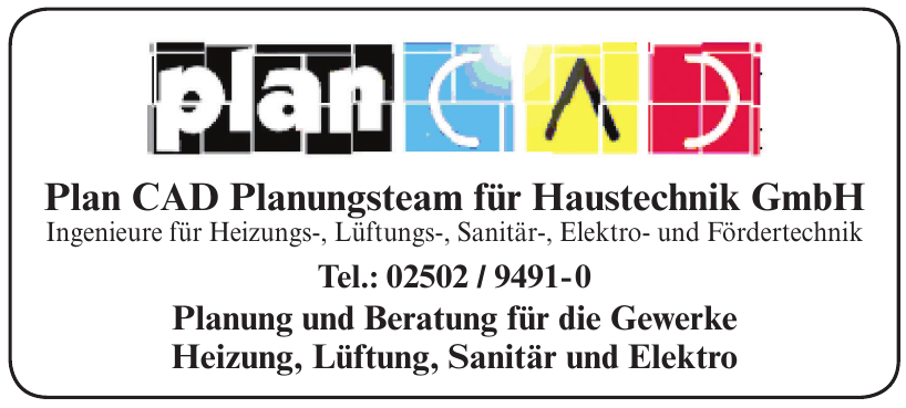 Plan CAD Planungsteam für Haustechnik GmbH Plan CAD Planungsteam für Haustechnik GmbH