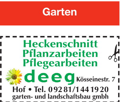 deeg garten- und landschaftsbau gmbh deeg garten- und landschaftsbau gmbh