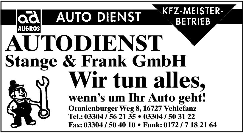 Autodienst Stange & Frank GmbH Autodienst Stange & Frank GmbH