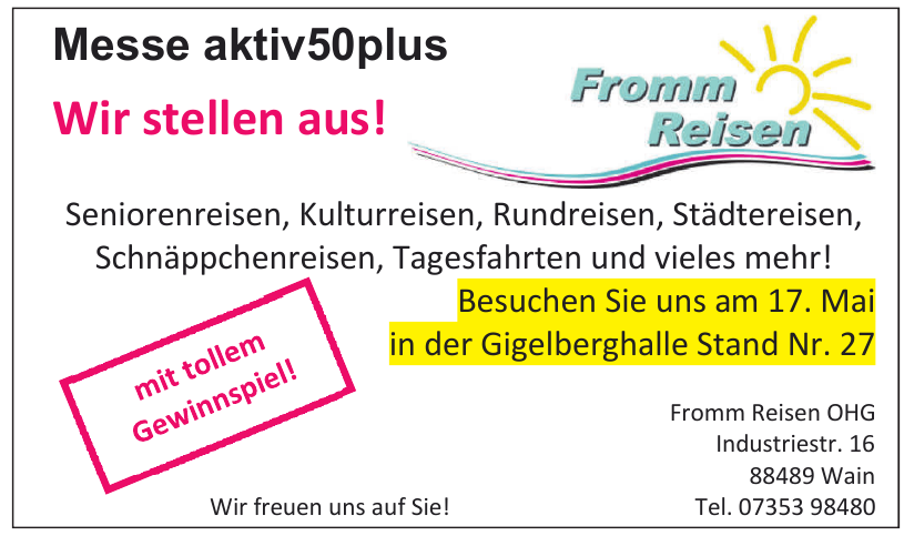 Fromm Reisen OHG Fromm Reisen OHG