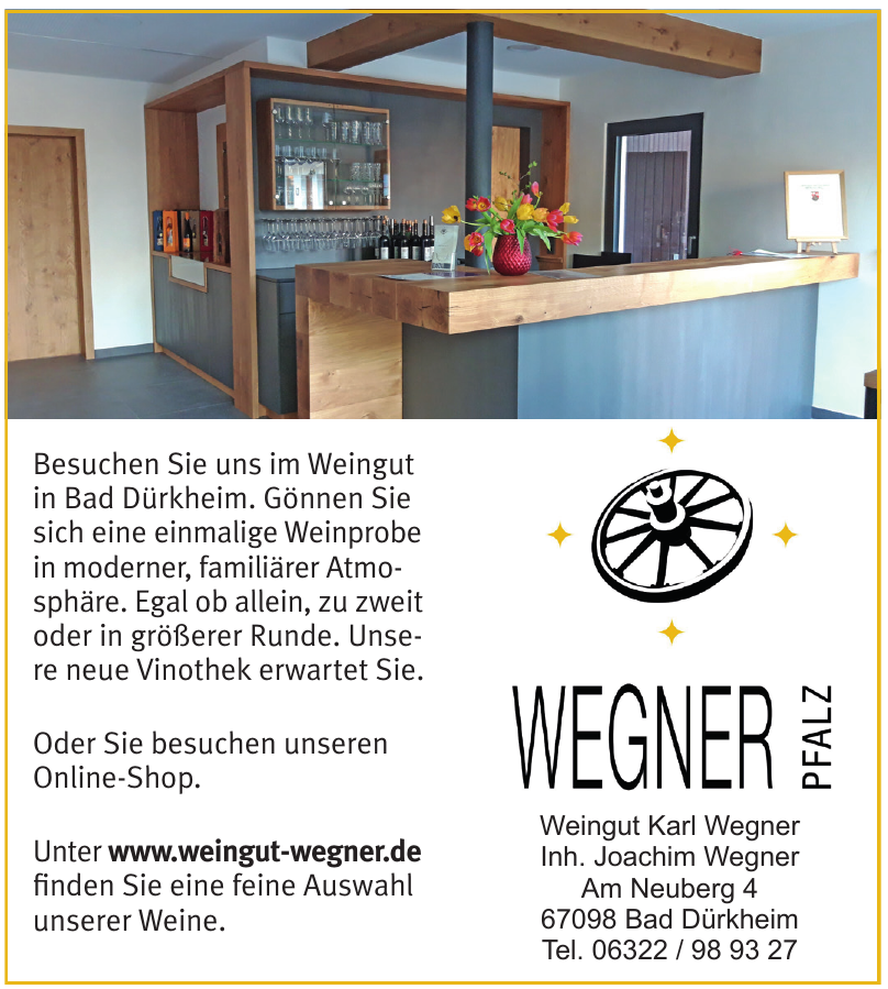 Weingut Karl Wegner Inh. Joachim Wegner Weingut Karl Wegner Inh. Joachim Wegner