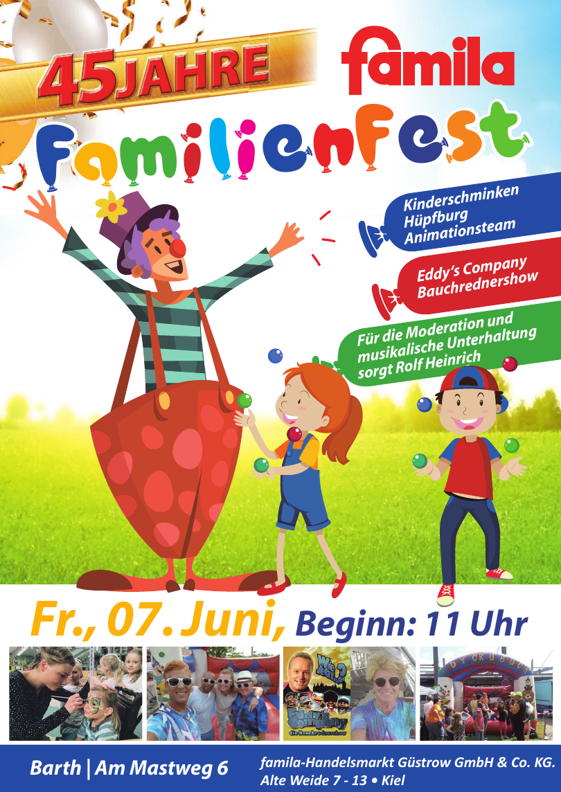 famila-Handelsmarkt Güstrow GmbH & Co. KG. famila-Handelsmarkt Güstrow GmbH & Co. KG.