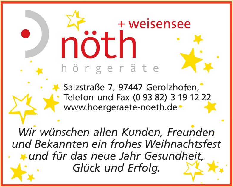 Hörgeräte Nöth + Weisensee Hörgeräte Nöth + Weisensee