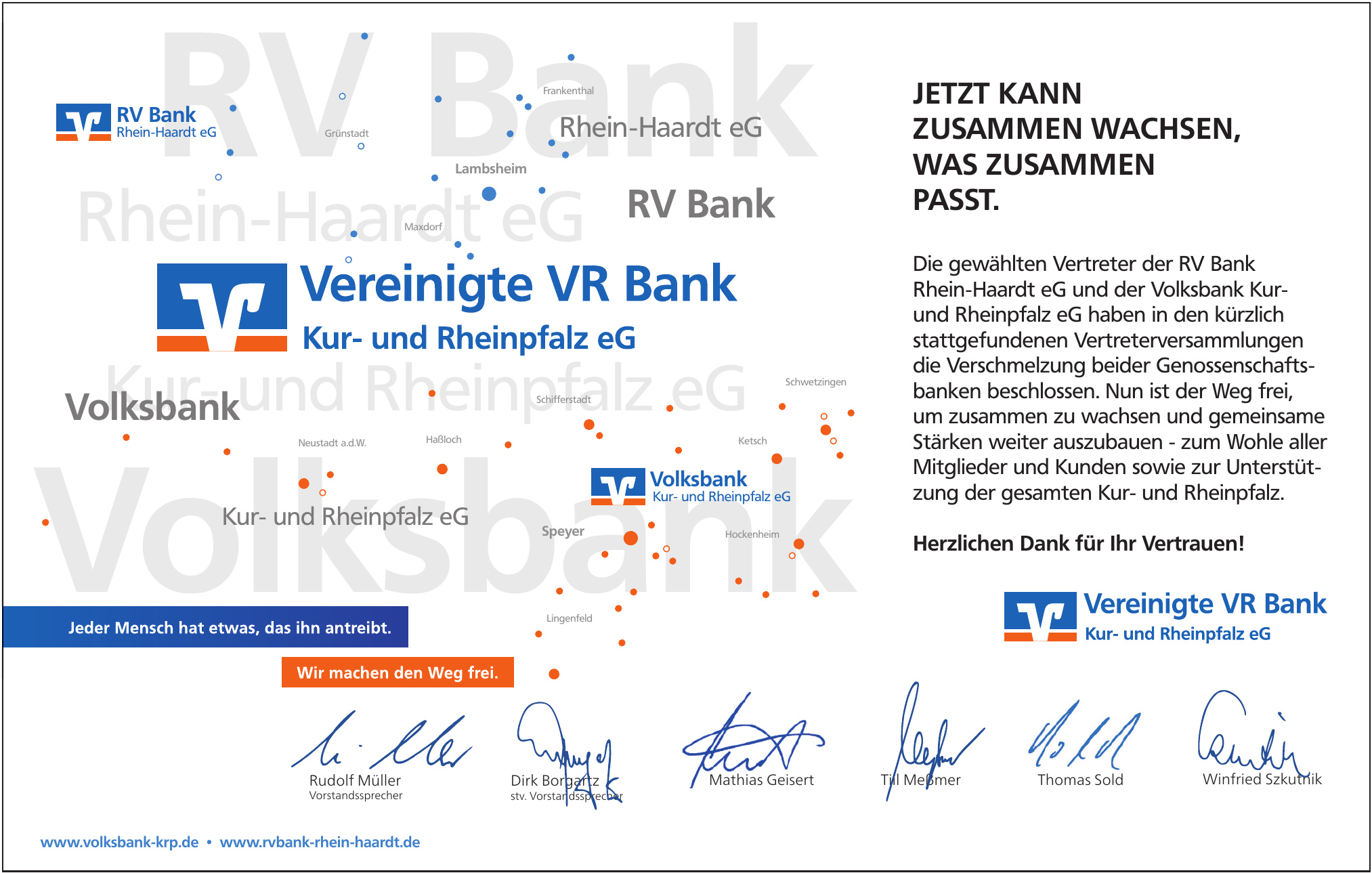 Vereinigte VR Bank Kur- und Rehinpflaz eG Vereinigte VR Bank Kur- und Rehinpflaz eG