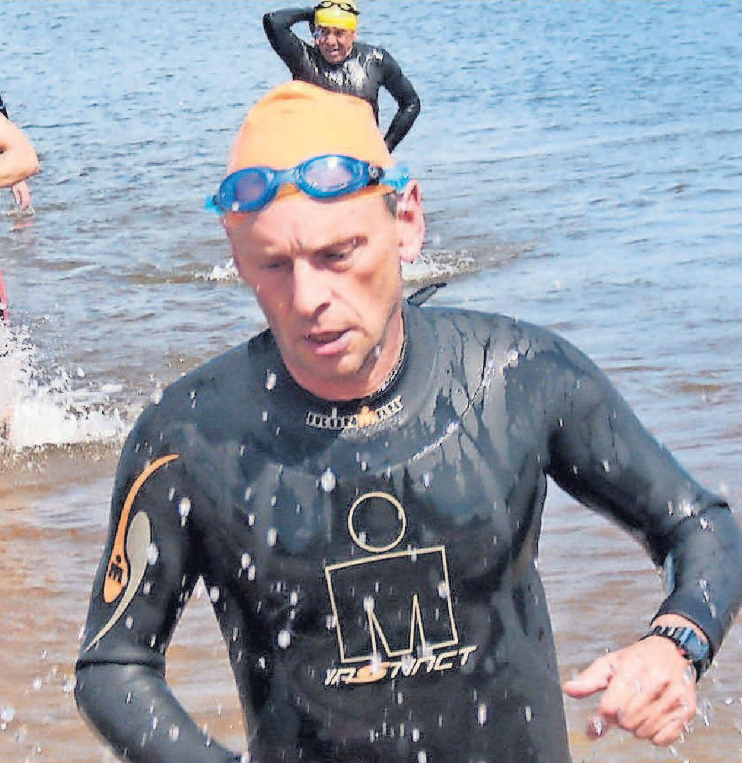 Die Herausforderungen beim Triathlon sind sehr hoch – Raimund Kupka nimmt sie in Angriff. FOTO: PRIVAT Die Herausforderungen beim Triathlon sind sehr hoch – Raimund Kupka nimmt sie in Angriff. FOTO: PRIVAT