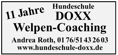 Hundeschule Doxx Welpen-Coaching Hundeschule Doxx Welpen-Coaching