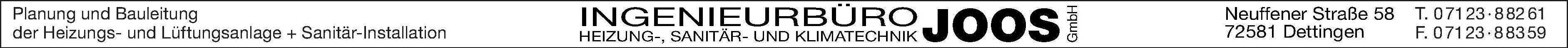 Ingenierbüro Joos GmbH Ingenierbüro Joos GmbH