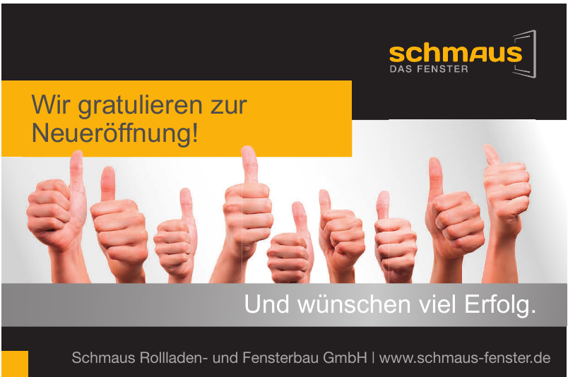 Schmaus Rollladen- und Fensterbau GmbH Schmaus Rollladen- und Fensterbau GmbH