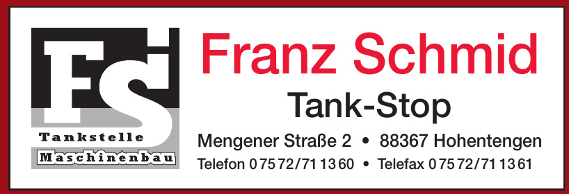 Franz Schmid Tank-Stop Franz Schmid Tank-Stop