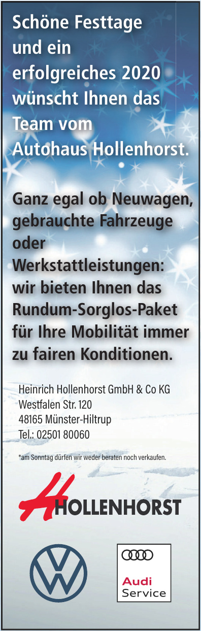Heinrich Hollenhorst GmbH & Co. KG Heinrich Hollenhorst GmbH & Co. KG
