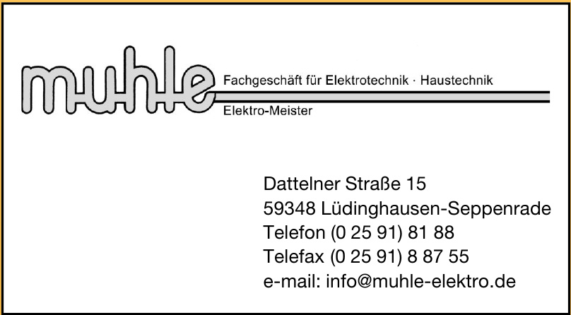 Elektro Muhle Elektro Muhle