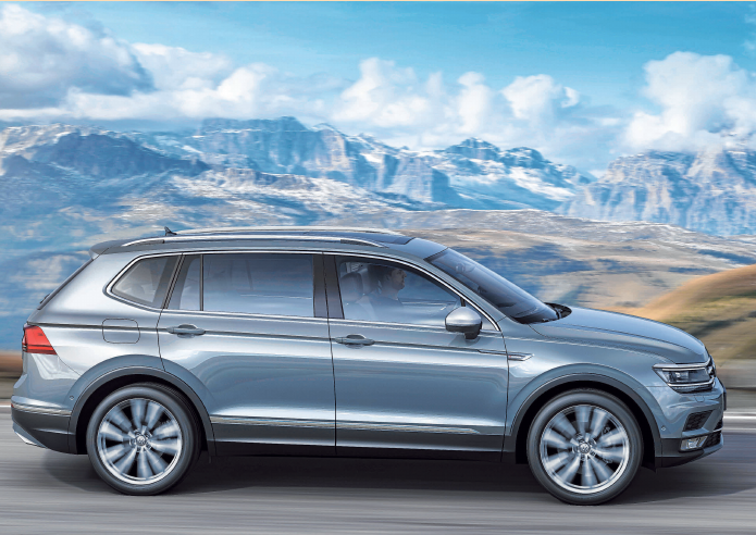 Der VW Tiguan Allspace ist ein Raumriese unter den SUVs. Der VW Tiguan Allspace ist ein Raumriese unter den SUVs.